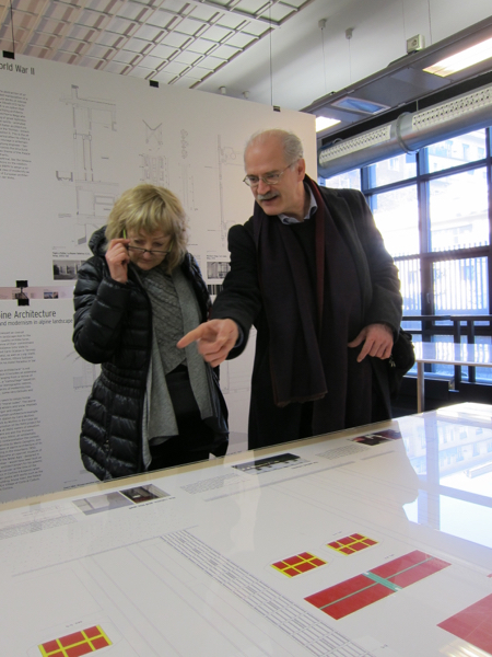 Yvonne Farrell (Grafton Architects) with Marco Pogacnik